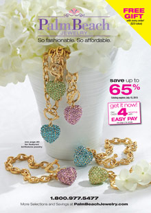 Picture of fashion jewelry necklaces from PalmBeach Jewelry catalog