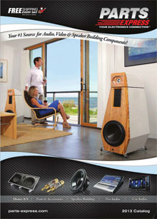 Picture of parts express catalog from Parts Express catalog
