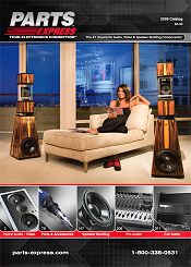 Image of electronic parts stores from Parts Express catalog