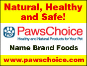 Image of natural pet care from Paws Choice catalog