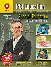 Picture of special education lesson plans from PCI Education catalog Picture of special education lesson plans from PCI Education catalog