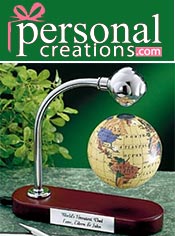 Picture of personalized plaque from Personal Creations catalog