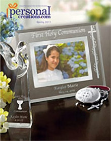 Picture of personalized plaque from Personal Creations catalog