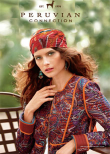 Picture of women's cardigans from Peruvian Connection catalog
