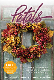 Image of artificial florals from Petals catalog