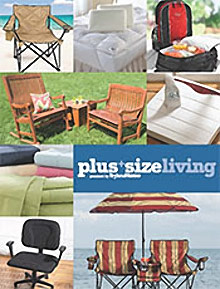 Picture of oversized chairs from Plus+ Size Living from BrylaneHome catalog