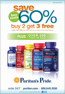 Picture of best vitamins for women from Puritan's Pride catalog