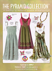 Image of new age decor from Pyramid Collection catalog