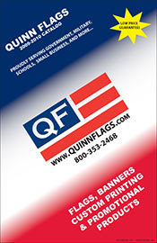 Image of custom flags and banners from Quinn Flags catalog