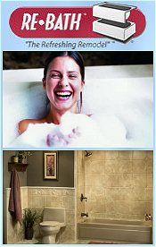 Image of bathtub surrounds from Re-Bath catalog
