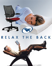 Image of ergonomic office chairs from Relax the Back catalog
