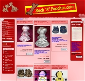 Image of puppy clothes from Rock 'N' Pooches catalog