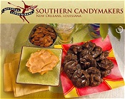Image of pecan pralines from Southern Candy Makers catalog