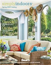 Image of home decor furnishings from Simply Indoors by Sears catalog