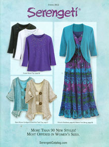 Picture of women's pant sets from Serengeti catalog