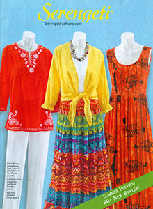 Image of jackets in plus sizes from Serengeti catalog