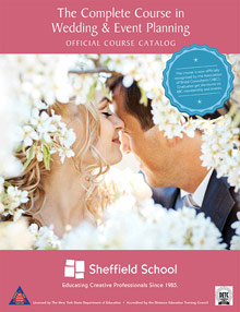 Picture of event planning careers from Sheffield School Wedding & Event Planning catalog