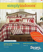 Image of home decor furnishings from Simply Indoors by Sears catalog