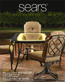 Picture of outdoor living patio from Sears catalog