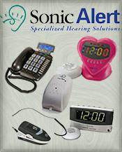Picture of assistive hearing devices from Sonic Alert catalog