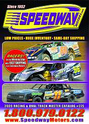 Picture of racing parts catalog from Speedway Motors catalog Picture of racing parts catalog from Speedway Motors catalog