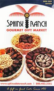 Image of stuffed medjool dates from Sphinx Date Ranch & Southwest Market catalog