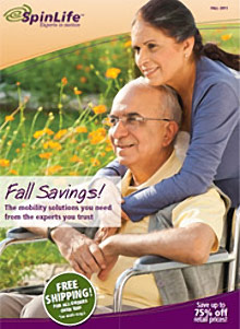 Picture of electric wheelchairs from SpinLife.com catalog