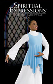 Image of praise dance wear from Spiritual Expressions catalog