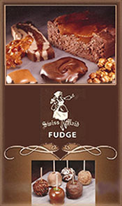 Image of homemade fudge from Swiss Maid Fudge catalog