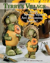 Image of country home decor from Terry�s Village catalog