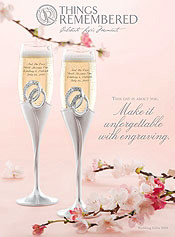 Picture of engraved gifts from Things Remembered catalog