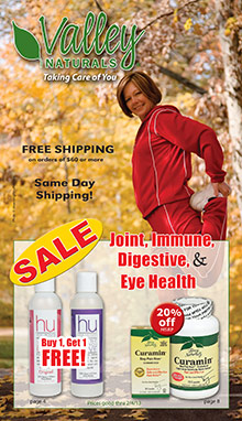 Picture of women's vitamin from Valley Naturals catalog