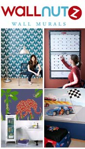Picture of wall murals from Wallnutz catalog