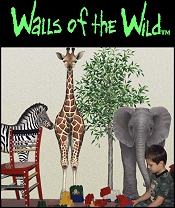 Image of wall murals from Walls of the Wild catalog