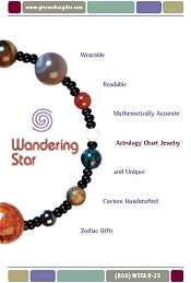 Image of astrology tools from Wandering Star Astrology Jewelry catalog