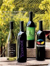 Picture of custom wine labels from Windsor Vineyards catalog Picture of custom wine labels from Windsor Vineyards catalog