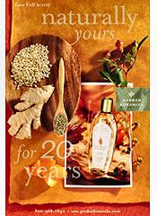 Picture of natural organic skin care from Garden Botanika catalog