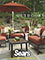 Picture of outdoor living patio from Simply Outdoors by Sears catalog