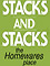 Picture of home organizer storage solutions from Stacks and Stacks  catalog