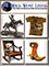 Picture of western accessories from Wild West Living catalog