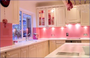 pink kitchen