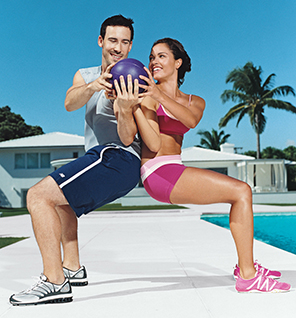 Finding a partner is one of the top ten ways to get in shape for spring sports