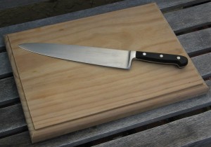 A gourmet chopping block is a mother's day gift for cooking moms