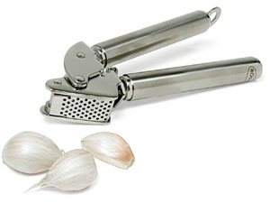 A garlic press is the cornerstone of the Italian kitchen