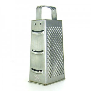 My Italian kitchen has a sturdy flat cheese grater