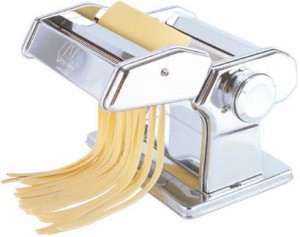 A pasta machine is essential in an Italian kitchen and fun for all