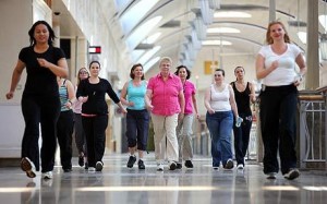 Mall walking with the kids is one of the top spring break shopping tips