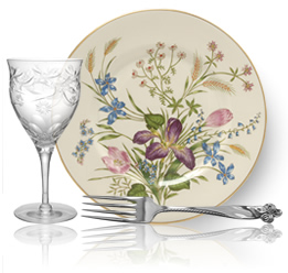 Give mom a replacement of broken china or crystal for mother's day