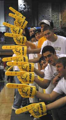 One of the top ten things sports fans wear