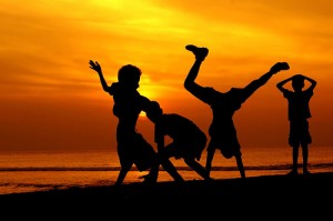 One of the top ten ways to get kids outdoors